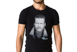Blake Shelton T-Shirt Comfortable Top Tee Print T Shirt Summer Short 100% Cotton Short Sleeve O-Neck Tops Tee