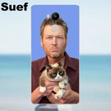 Suef Blake Shelton Soft TPU Cool Best Cover Case For Xiaomi Redmi 4 3 3S Pro Mi3 Mi4 Mi4i Mi4C Mi5 Mi5S Mi Max Note 2 3 4