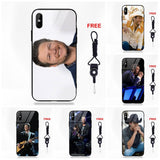 Blake Shelton Soft TPU Frame Tempered Glass Cell Phone Case For Apple iPhone X XS Max XR 5 5C 5S SE 6 6S 7 8 Plus
