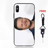 Blake Shelton Soft TPU Frame Tempered Glass Cell Phone Case For Apple iPhone X XS Max XR 5 5C 5S SE 6 6S 7 8 Plus