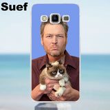 Suef Soft TPU Fashion Original For Galaxy Alpha Core Prime Note 2 3 4 5 S3 S4 S5 S6 S7 S8 mini edge Plus Blake Shelton
