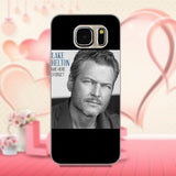 Bixedx Blake Shelton Soft TPU Mobile Cases Covers For Apple iPhone 4 4S 5 5C SE 6 6S 7 8 Plus X Galaxy Grand Core II Prime Alpha