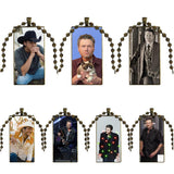 EJ Glaze For Women Choker Blake Shelton Brand Bronze Color Jewelry Fashion Statement Necklace Glass Necklaces Pendants