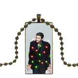 EJ Glaze For Women Choker Blake Shelton Brand Bronze Color Jewelry Fashion Statement Necklace Glass Necklaces Pendants
