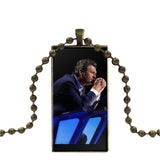 EJ Glaze For Women Choker Blake Shelton Brand Bronze Color Jewelry Fashion Statement Necklace Glass Necklaces Pendants