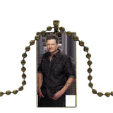 EJ Glaze For Women Choker Blake Shelton Brand Bronze Color Jewelry Fashion Statement Necklace Glass Necklaces Pendants