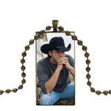 EJ Glaze For Women Choker Blake Shelton Brand Bronze Color Jewelry Fashion Statement Necklace Glass Necklaces Pendants