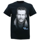Authentic BLAKE SHELTON Portrait Country Music T-Shirt S-3XL NEW O-Neck Oversize Style Tee Shirts Styles Youth